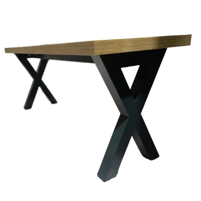 Superpool Cross Leg Pool Dining Table Bench