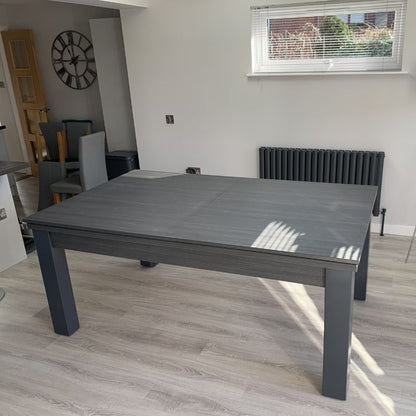 FMF Elixir Pool Dining Table Metallic Graphite Grey
