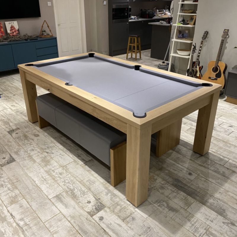 FMF Elixir Pool Dining Table Natural Oak - Excel Leisure Games