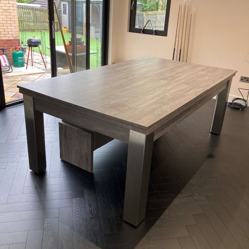 FMF Elixir Pool Dining Table River Oak