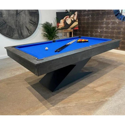 Superpool Lightning Pool Dining Table Monaco Grey 7ft - Excel Leisure Games