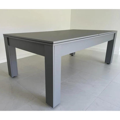 Superpool Rosetta Pool Dining Table Gloss Grey - Excel Leisure Games